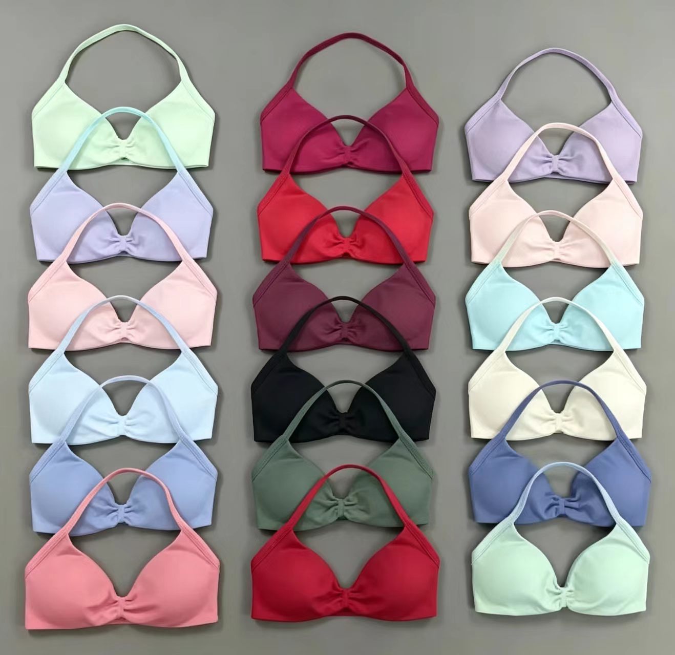 Crop Top Crochet - Спортивный бюстгальтер DF с эффектом пуш-ап,