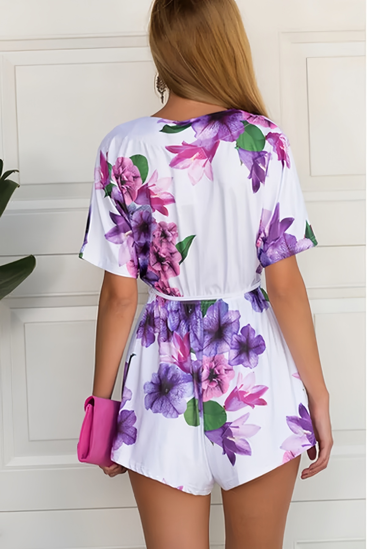 Комбинезон с запахом и цветочн – обзор и цена Romper Floral Print