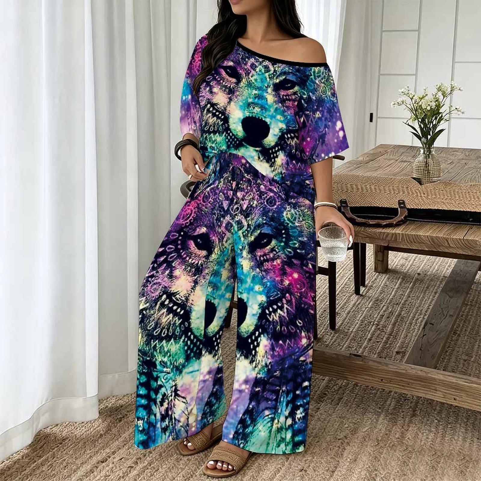 Женский комплект больших разме – обзор и цена Blouse Off Shoulder
