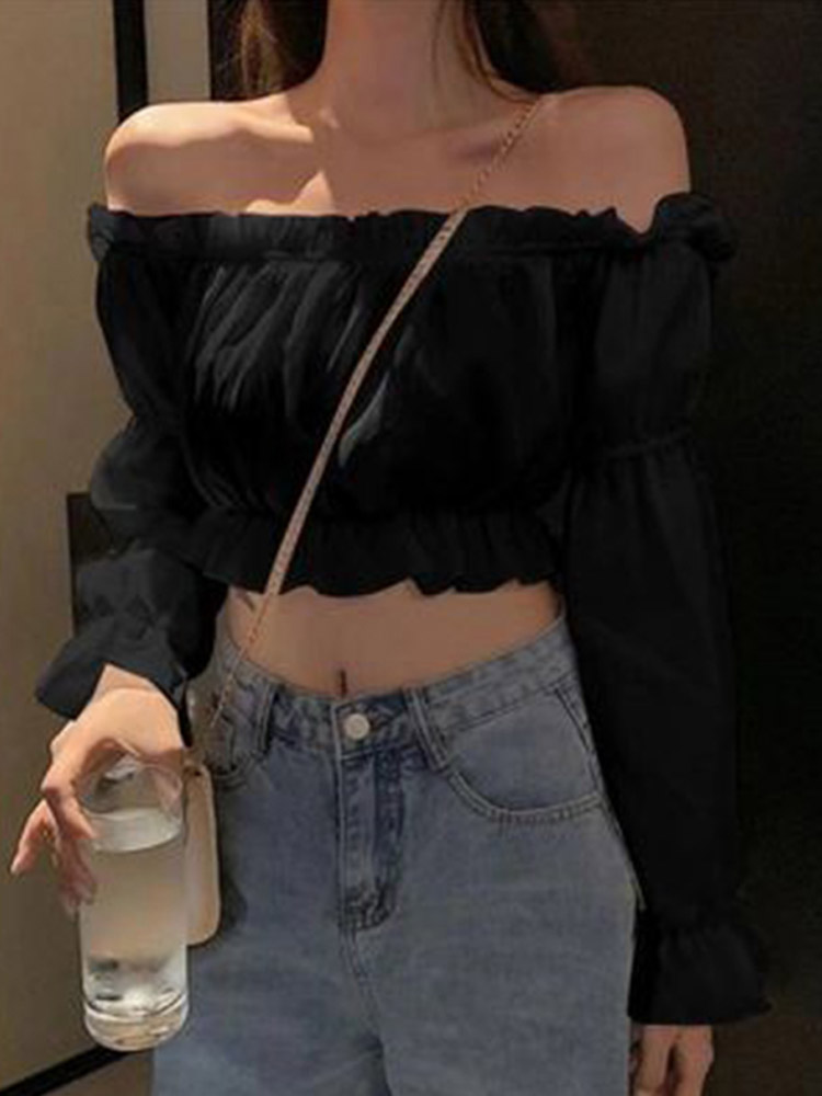 Женский топ, сексуальная блузк – обзор и цена Crop Top Crochet