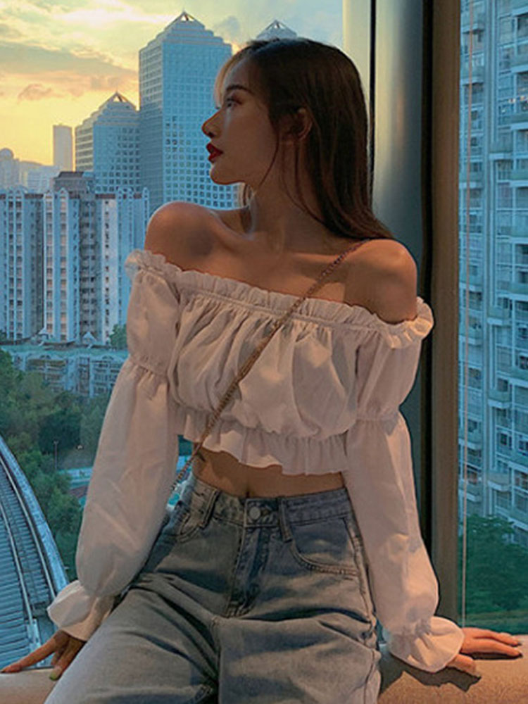Женский топ, сексуальная блузк – обзор и цена Crop Top Crochet