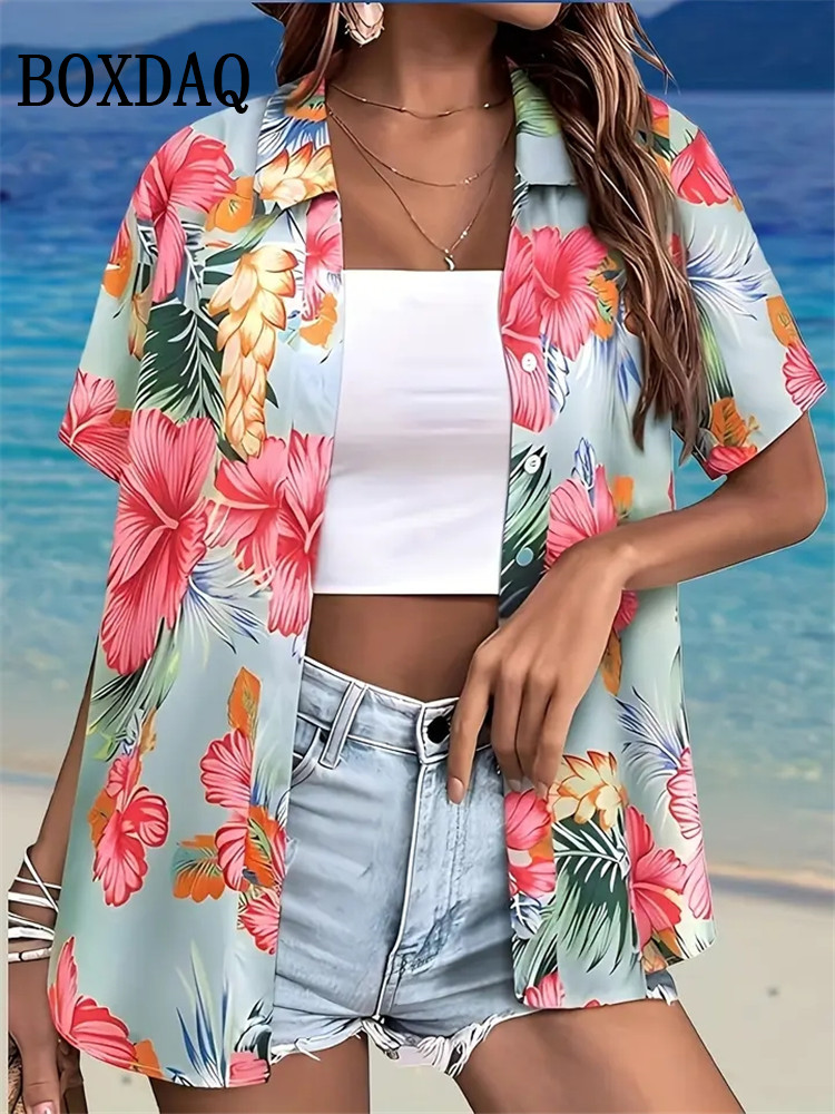 Летняя модная женская блузка с – обзор и цена Romper Floral Print